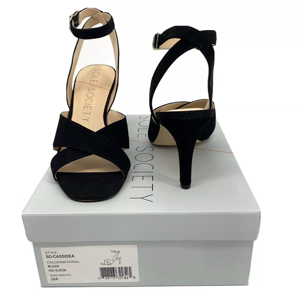 SOLE SOCIETY NEW Cassidea Sandal Ankle Strap: 9M - Picture 6 of 11